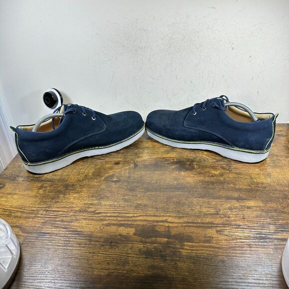 Samuel Hubbard Vibram Nubuck Derby Blue Gray Shoes M1100-016 Men's 11.5 - Picture 4 of 7